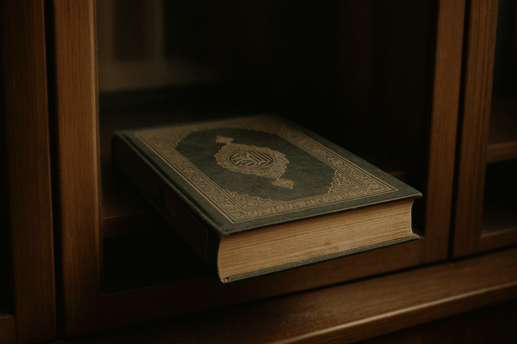 The Silent Cry of a Dusty Quran in Muslim Homes