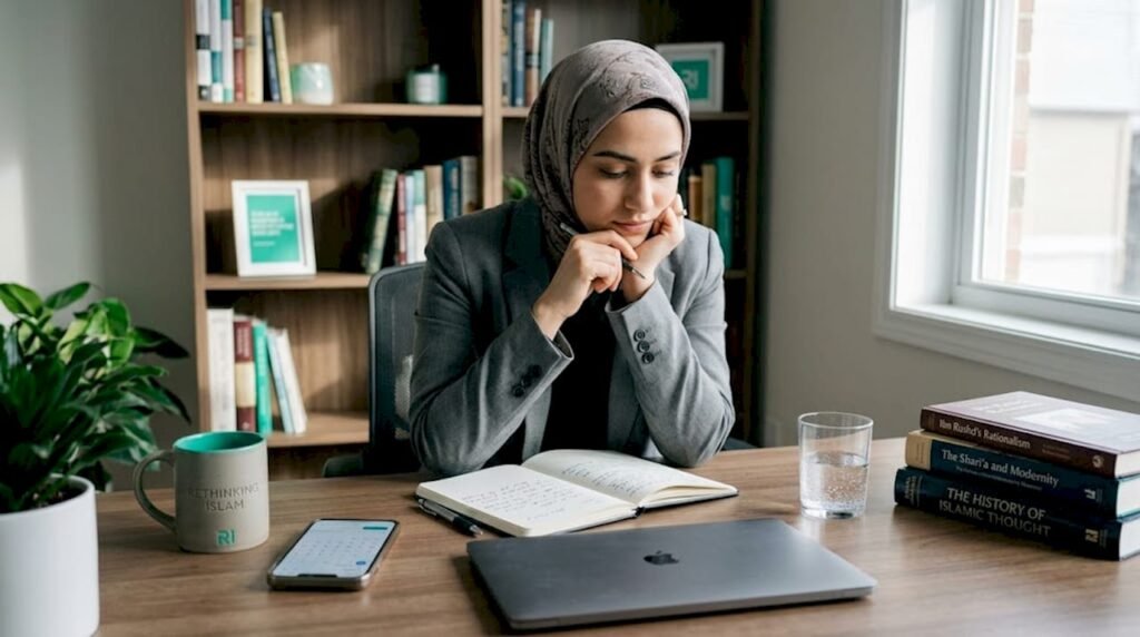 Muslim professional journaling for self-reflection