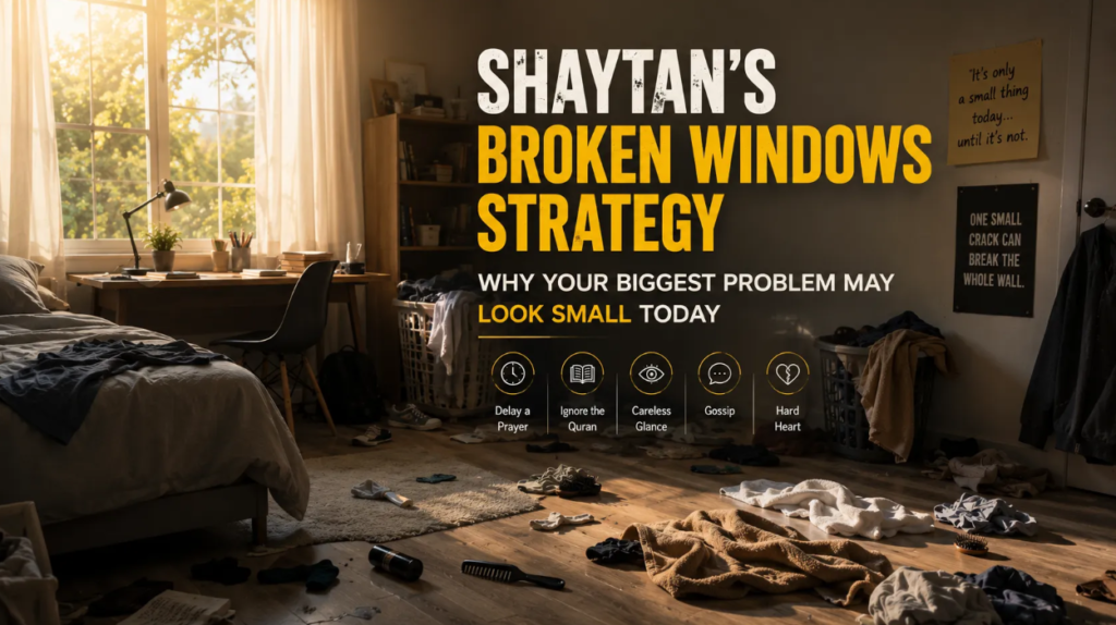 Shaytan’s Broken Windows Strategy: Why Your Biggest Problem May Look Small Today