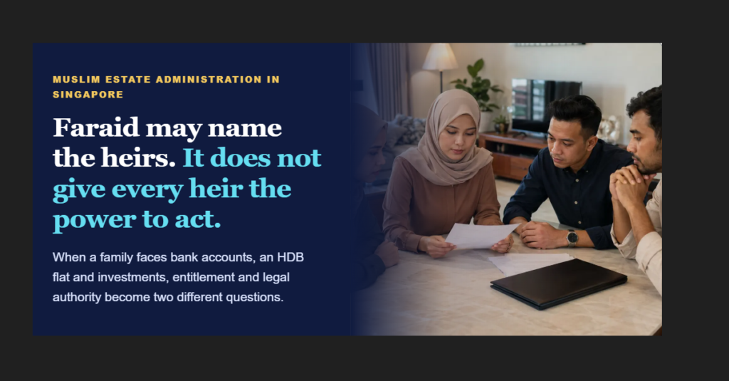 Faraid Names the Heirs, But Who Can Release the Assets?