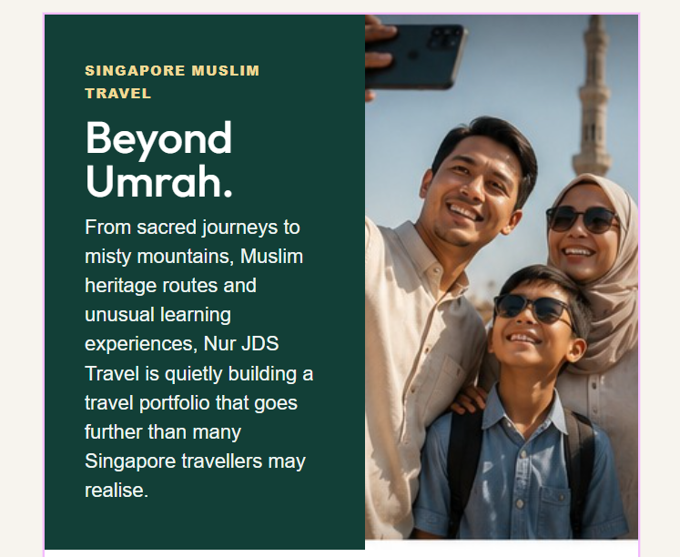 Beyond Umrah: The Singapore Travel Agency Taking Muslim Travellers Further