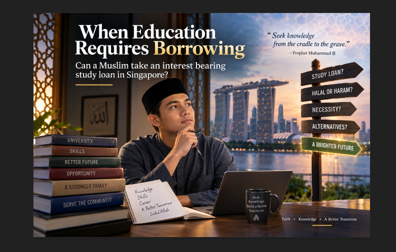 Can a Muslim Take an Interest-Bearing Study Loan in Singapore?